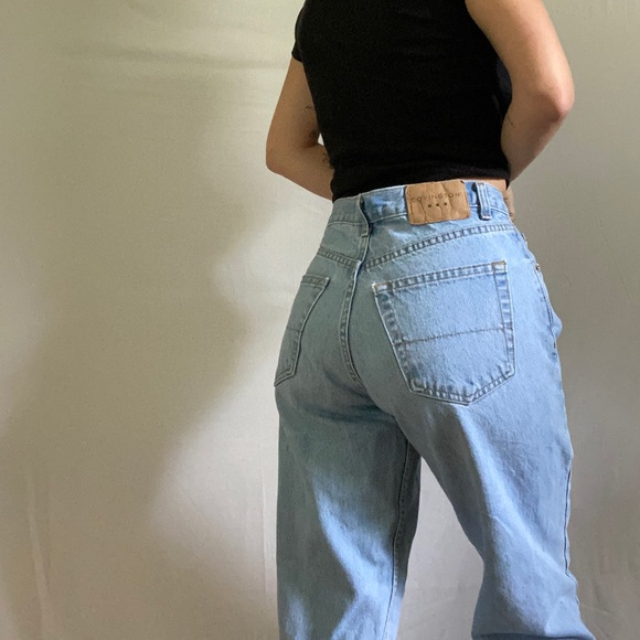 Covington Denim - light wash mom jeans